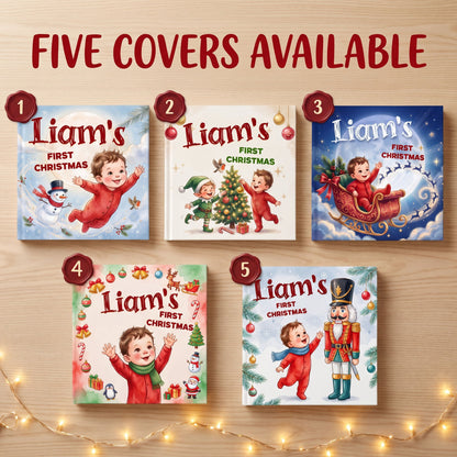 1st Christmas Gift, Personalized Baby’s First Christmas Book