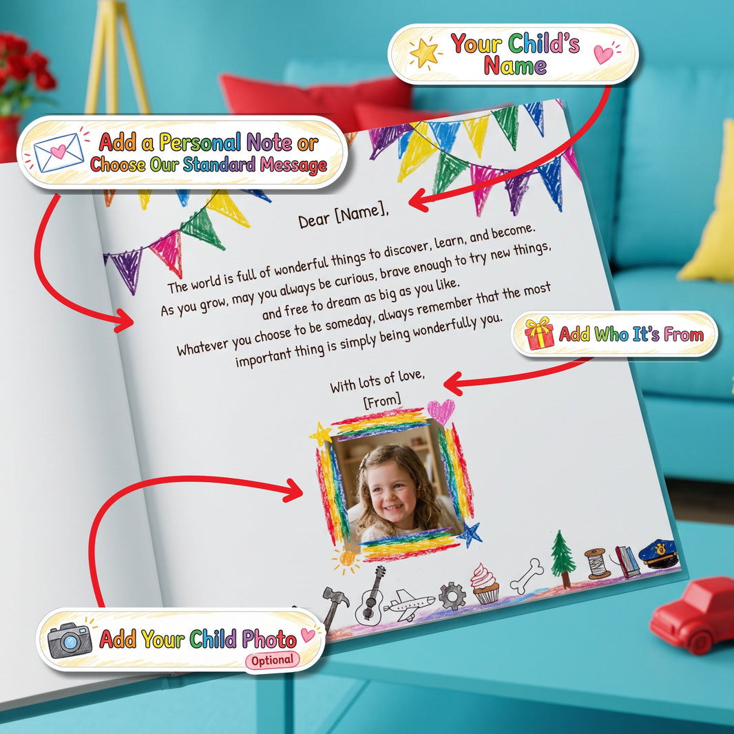 Custom Baby Book with Name, Personalized You Can Be Anything Storybook