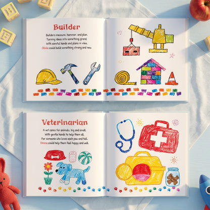 Personalized You Can Be Anything Book, Custom Name Storybook for Kids