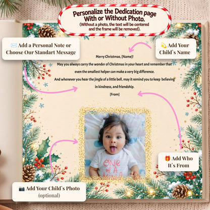 Personalized Christmas Eve Book for Kids, Custom Storybook with Name