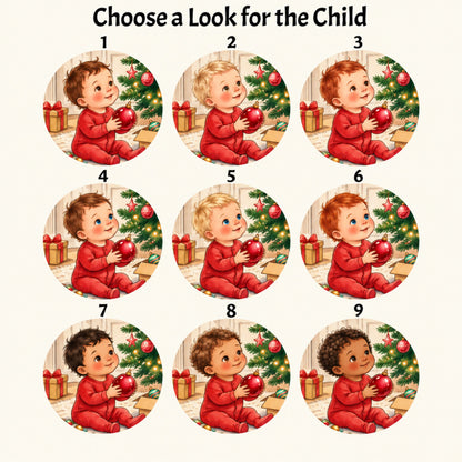 1st Christmas Gift, Personalized Baby’s First Christmas Book