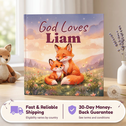 Personalized God’s Love Baby Book, Christian Story with Name