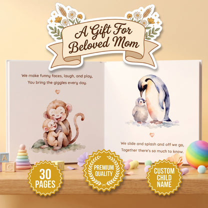 First Mother’s Day Personalized Book, Gift From Baby to Mommy