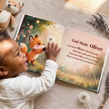 Personalized God’s Love Baby Book, Christian Story with Name