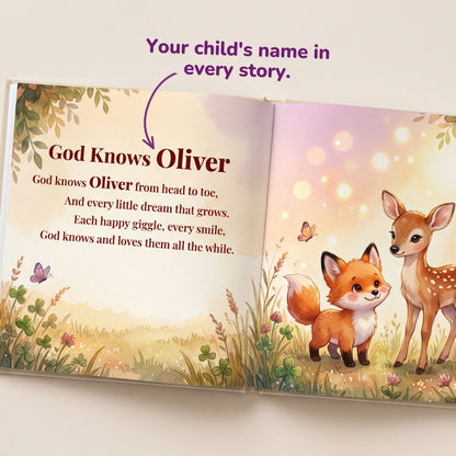 Personalized God’s Love Baby Book, Christian Story with Name