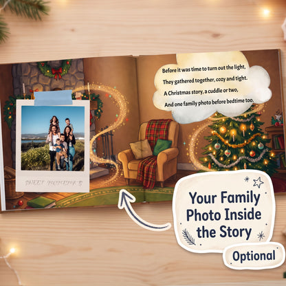 Personalized Family Christmas Book, Custom Name Storybook, Christmas Eve Gift for Family