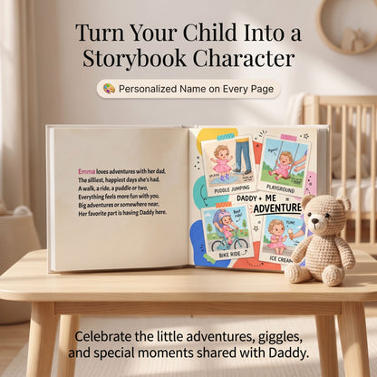 Personalized Baby Book for Daddy, New Dad Gift from Baby, First Time Dad Gift