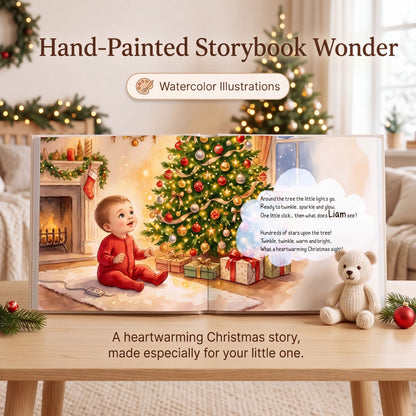 Baby’s First Christmas Personalized Book, 1st Christmas Baby Gift