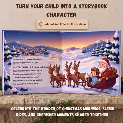 Personalized Christmas Eve Book for Kids, Custom Storybook with Name