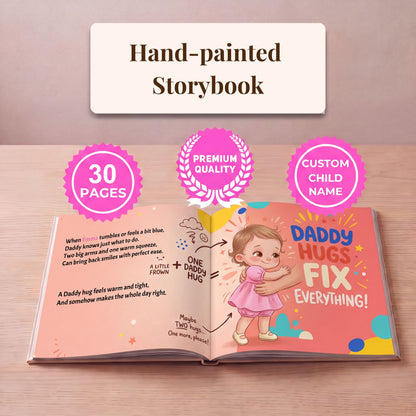 Personalized Baby Book for Daddy, New Dad Gift from Baby, First Time Dad Gift