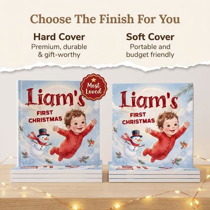 1st Christmas Gift, Personalized Baby’s First Christmas Book