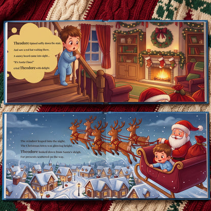 Personalized Christmas Eve Book for Kids, Custom Storybook with Name