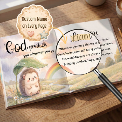 Personalized Baptism Gift, Gift for Godson or Goddaughter