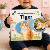 Personalized Cat Photo Story Book, Animal Lover Gift