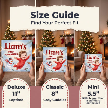 1st Christmas Gift, Personalized Baby’s First Christmas Book