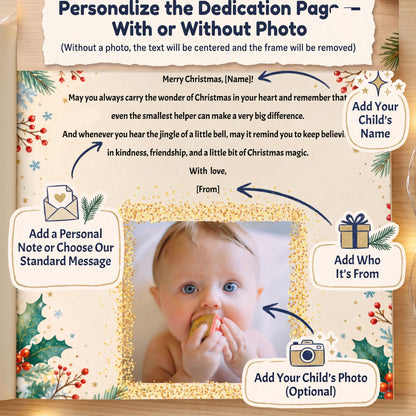 1st Christmas Gift, Personalized Baby’s First Christmas Book