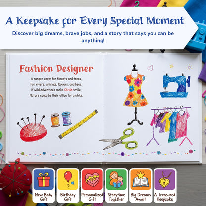 Personalized You Can Be Anything Book, Custom Name Storybook for Kids
