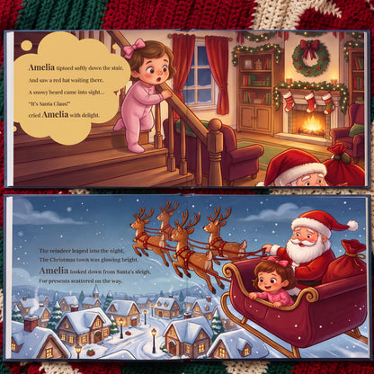 Custom Name Santa Story, Night Before Christmas Book