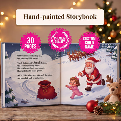 Custom Name Santa Story, Night Before Christmas Book