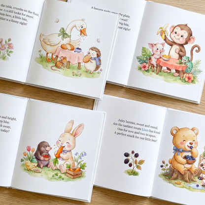 Personalized Birthday Book, Custom Baby Name Storybook, Silly Goose Birthday Keepsake