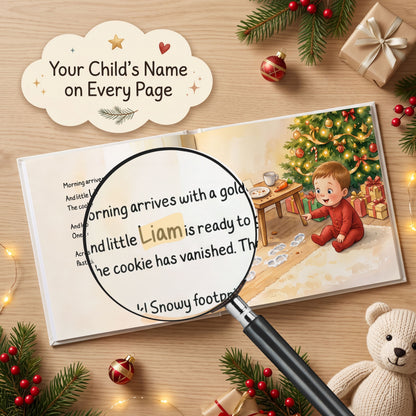 Baby’s First Christmas Personalized Book, 1st Christmas Baby Gift