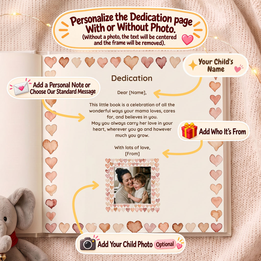 First Mother’s Day Personalized Book, Gift From Baby to Mommy