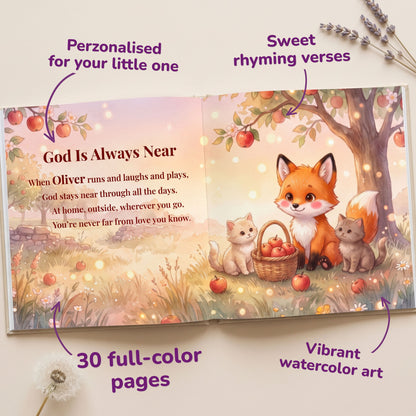 Personalized God’s Love Baby Book, Christian Story with Name