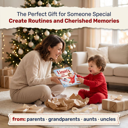 1st Christmas Gift, Personalized Baby’s First Christmas Book