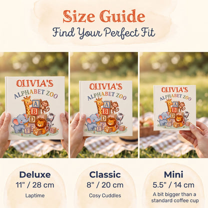Personalized Animal Alphabet Book, Custom Name ABC Story for Kids