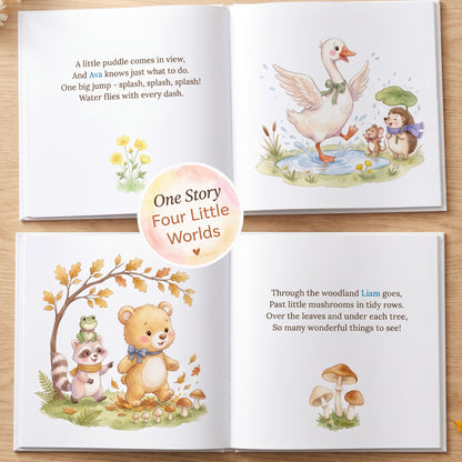 Personalized Birthday Book, Custom Baby Name Storybook, Silly Goose Birthday Keepsake