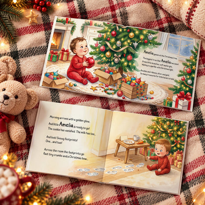 Baby’s First Christmas Personalized Book, 1st Christmas Baby Gift