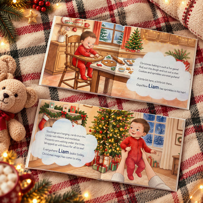 Baby’s First Christmas Personalized Book, 1st Christmas Baby Gift