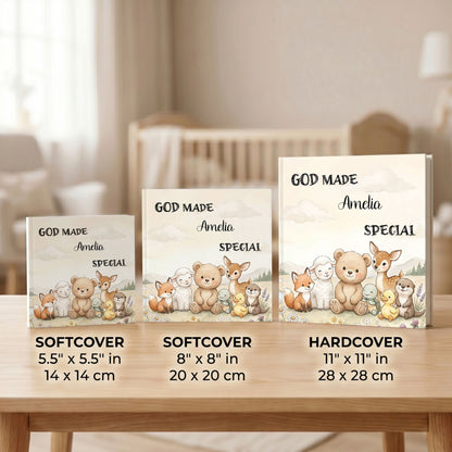 Personalized Baptism Gift for Boy or Girl, Christian Storybook, Faith Bedtime Book