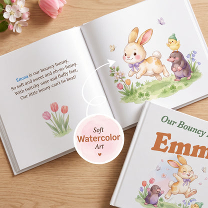 Personalized Birthday Book, Custom Baby Name Storybook, Silly Goose Birthday Keepsake
