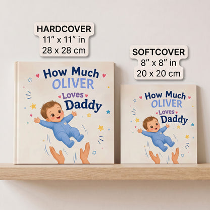 Personalized Baby Book for Daddy, New Dad Gift from Baby, First Time Dad Gift