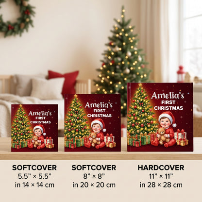 Baby’s First Christmas Personalized Book, 1st Christmas Baby Gift