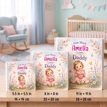 First Fathers Day Keepsake, Daddy and Me Personalized Book