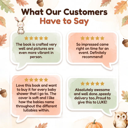 Personalized Fall Storybook for Toddler, Custom Name Thanksgiving Book