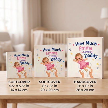 Personalized Baby Book for Daddy, New Dad Gift from Baby, First Time Dad Gift