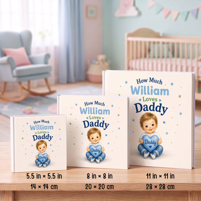 Personalized Fathers Day Book, First Fathers Day Gift from Baby