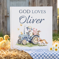 God Loves Me Personalized Book, Custom Name Christian Storybook for Kids