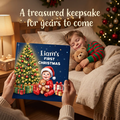 Baby’s First Christmas Personalized Book, 1st Christmas Baby Gift