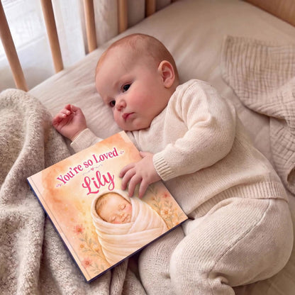 Personalized Baby Book with Name, You’re So Loved Custom Name Book