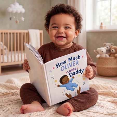 Custom Daddy Book from Child, Personalized Dad and Child Storybook
