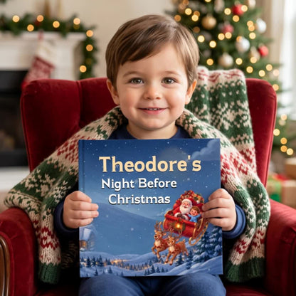 Custom Name Santa Story, Night Before Christmas Book