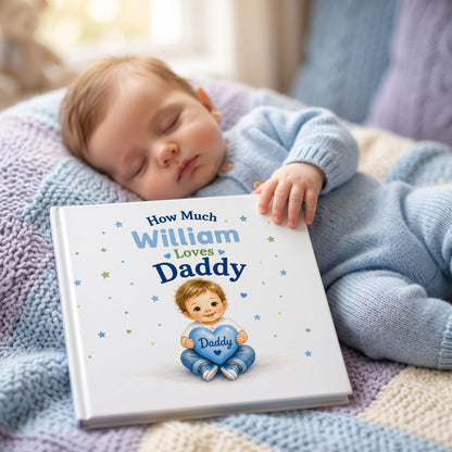 First Fathers Day Keepsake, Daddy and Me Personalized Book