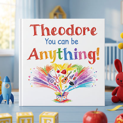 Personalized You Can Be Anything Book, Custom Name Storybook for Kids
