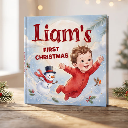1st Christmas Gift, Personalized Baby’s First Christmas Book
