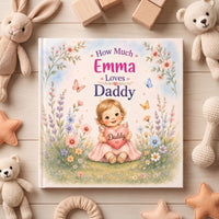 First Fathers Day Keepsake, Daddy and Me Personalized Book