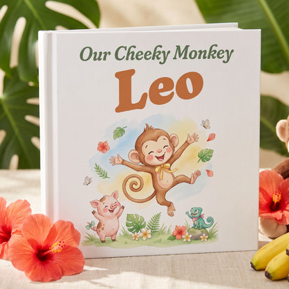 Personalized Birthday Book, Custom Baby Name Storybook, Silly Goose Birthday Keepsake
